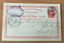 Norway 1890 christiania gebraucht kaufen  Kreischa
