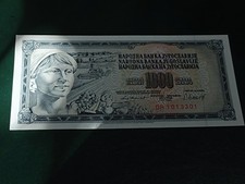 Banconota jugoslavia 1000 usato  Arezzo