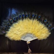 Peacock feather fan for sale  SITTINGBOURNE