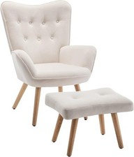 Armchair footstool lounge for sale  SALFORD
