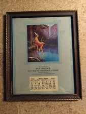 vintage print calendar for sale  Des Moines