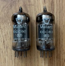 Mullard ecc83 pair for sale  STRATFORD-UPON-AVON