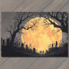 Cartolina cimitero albero usato  Spedire a Italy
