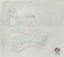 DAN RIBA raro BATMAN arte original PRODUÇÃO ASSINADA layout B5 BTAS CERTIFICADO DE AUTENTICIDADE OPD comprar usado  Enviando para Brazil