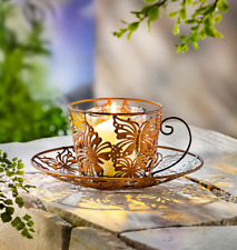Windlicht tasse farfalla gebraucht kaufen  Obergriesbach