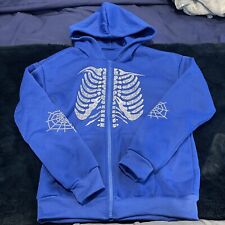 Skeleton zip hoodie for sale  LONDON