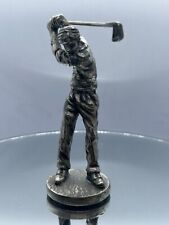 Pewter figurine golfer for sale  NORTHAMPTON