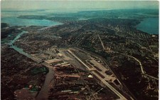 Usado, Cartão postal Dr Jim Stamps Boeing Field And Airplane Company vista aérea não publicada comprar usado  Enviando para Brazil