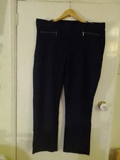 Navy ladies trousers for sale  SELBY