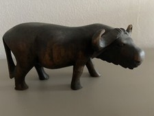 Büffel holz handgeschnitzt gebraucht kaufen  Bad Steben