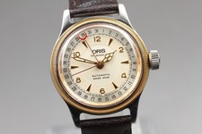 [Perto de ESTADO PERFEITO] ORIS Big Crown ponteiro data 7400C ouro marfim relógio automático masculino comprar usado  Enviando para Brazil