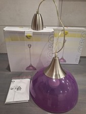 Retro pendelleuchten lila gebraucht kaufen  Osterburg (Altmark)