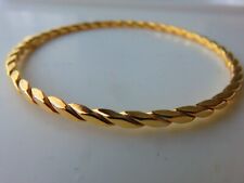 Gold slave bangle for sale  SALFORD