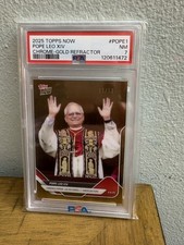 Papa Católico Leão XIV Perfeito 7 PSA 17/50 Número Divino Ouro Pop 1 Santo  comprar usado  Enviando para Brazil