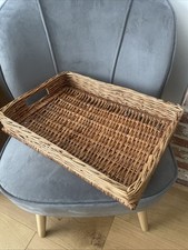 Vintage woven wicker for sale  CAMBRIDGE