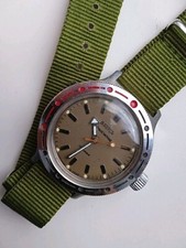 Mostrador cinza anfíbio masculino URSS Vostok à prova d'água com alça da OTAN comprar usado  Enviando para Brazil