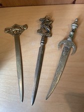 Three vintage brass for sale  UK