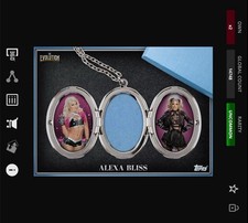 RELÍQUIA DIGITAL Topps WWE Slam 25 - EVOLUTION THEN & NOW MAT Azul - ALEXA BLISS comprar usado  Enviando para Brazil