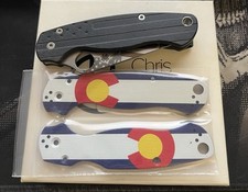 Spyderco paramilitary modded for sale  Downers Grove