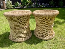 Pair handcrafted bamboo for sale  STEVENAGE