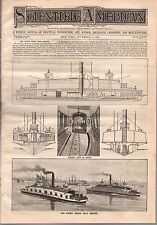 1888 Scientific American December 8-Screw Ferry Boat Bergen;Rock Hopper Penguin comprar usado  Enviando para Brazil