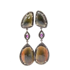 Longs pendants oreilles d'occasion  Nice-