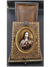 Coffret cuir medaillon d'occasion  Roquebrune-Cap-Martin
