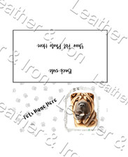 Capa de talão de cheques de vinil personalizada/personalizada Shar Pei comprar usado Capa de talão de cheques de vinil personalizada/personalizada Shar Pei comprar usado  Enviando para Brazil
