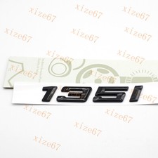 Używany, Gloss Black " 135 i " Number Trunk Letters Emblem Badge Sticker for 1 Series na sprzedaż  Wysyłka do Poland