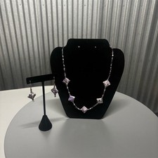 Handmade purple white for sale  Mahwah