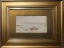 Vintage watercolour seascape for sale  GLENROTHES