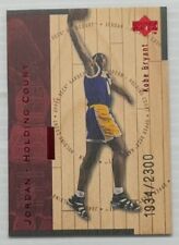 Usado, 1998-99 UD Hardcourt Kobe Bryant Michael Jordan Holding Court Vermelho #1934/2300 comprar usado  Enviando para Brazil