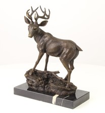 Bronzefigur hirsch deer gebraucht kaufen  Recklinghausen