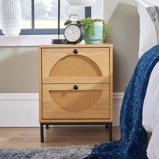 Modern wooden bedside for sale  BLACKBURN