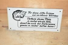 Altes schild 50er gebraucht kaufen  Limbach-Oberfrohna