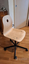 Sedia legno girevole usato  Roma