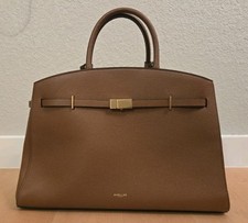 Usado, Bolsa de grãos pequena DEMELLIER The Hudson bronzeada em excelente estado usado comprar usado  Enviando para Brazil