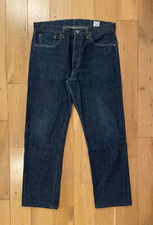 Jeans jeans orSlow 105 selvedge tamanho 3 (34") feito no Japão comprar usado  Enviando para Brazil