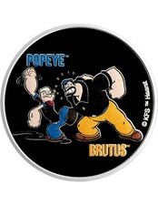 Popeye brutus moneta usato  Italia