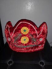 Vintage velvet embroided for sale  UK