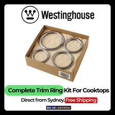 Anéis de acabamento de cooktop 3 X Westinghouse 6" anel de acabamento e 1 X 8" anel de acabamento comprar usado  Enviando para Brazil