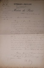 Jules ferry lettre d'occasion Jules ferry lettre d'occasion  Paris I