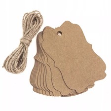 Zawieszki kraft ze sznurkiem szyld vintage 12szt na sprzedaż Zawieszki kraft ze sznurkiem szyld vintage 12szt na sprzedaż  PL