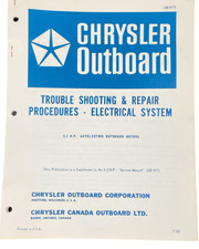 Chrysler outboard 9.2 for sale  Summerville