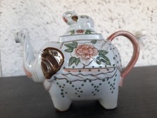 Théière éléphant porcelain d'occasion  Chaponost