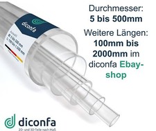 Acrylglas rohr glasklar gebraucht kaufen  Deutschland