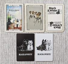 Conjunto de 5 x cartas de baralho vintage - uísque escocês preto e branco comprar usado  Enviando para Brazil