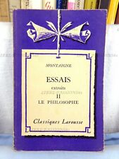 Essais extraits philosophe d'occasion  Argentan