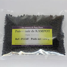 Używany, PO24F Poivre noir IGP de kampot CAMBODGE en sachet PE de 250 grammes na sprzedaż  Wysyłka do Poland