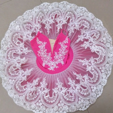 Fantasias de balé profissional rosa vermelha tutu cisne balé tutu menina dança balé comprar usado  Enviando para Brazil